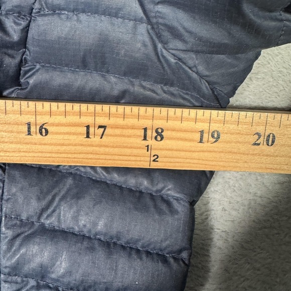 Patagonia Jacket Womens Small Blue Down Sweater Hoody Puffer Coat *FLAWS - Picture 10 of 15